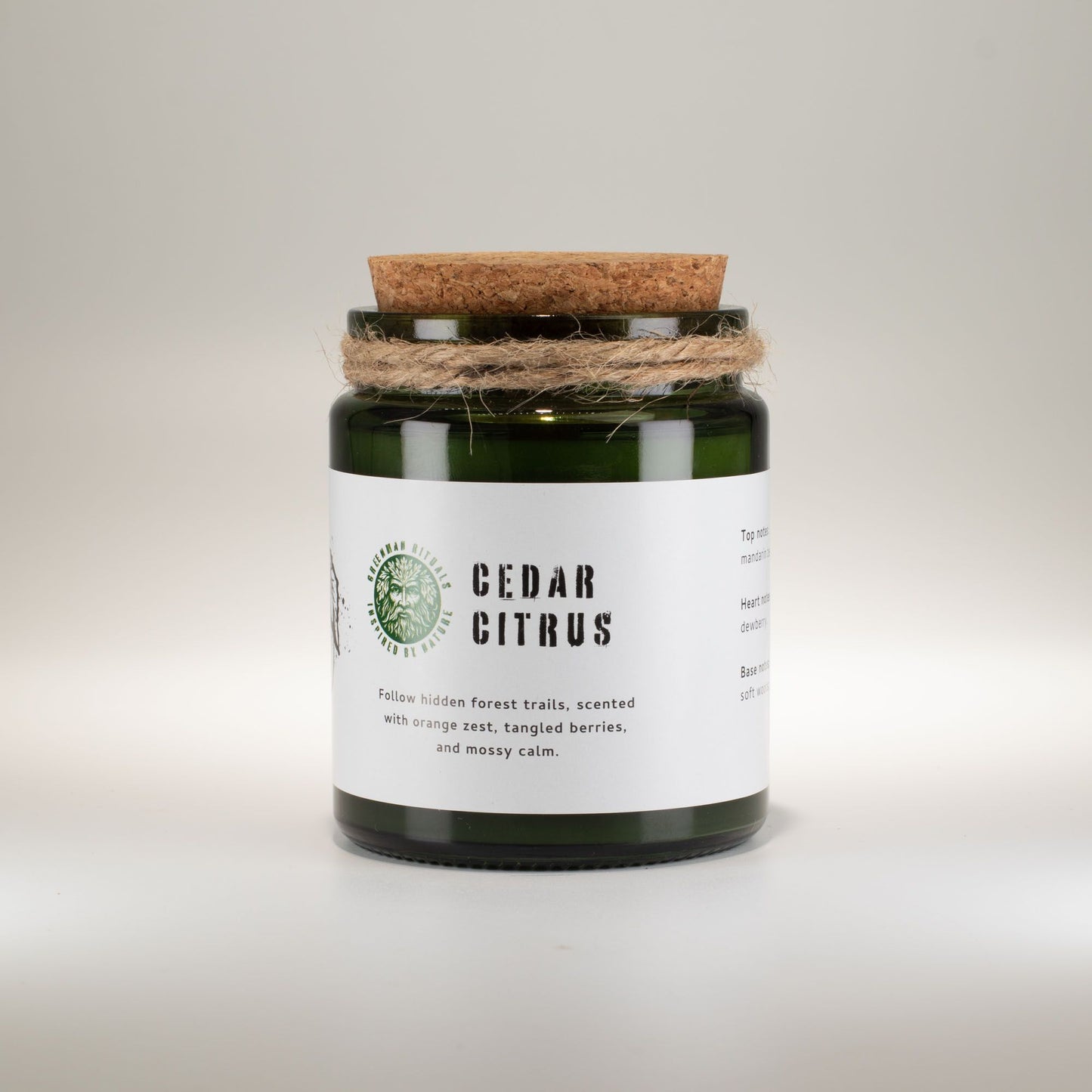 Greenman Woodwick Soy Candle