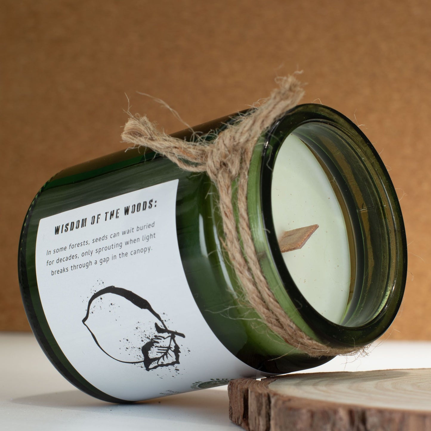 Greenman Woodwick Soy Candle