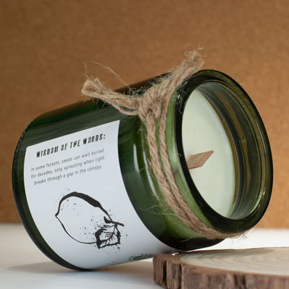 Greenman Woodwick Soy Candle