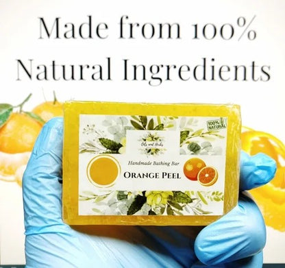 Orange Soap Handmade by Herbalist