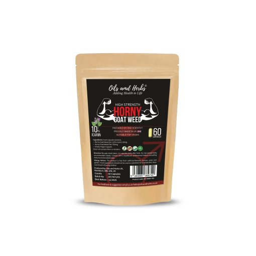 Organic Horny Goat Weed Extract Powder - 100% Pure and Natural