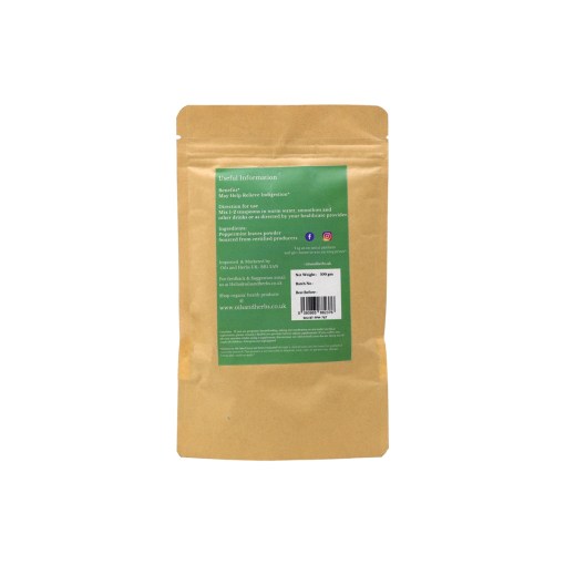 Organic Peppermint Leaves Powder - Mentha Piperita - 100% Pure, Clean and Natural