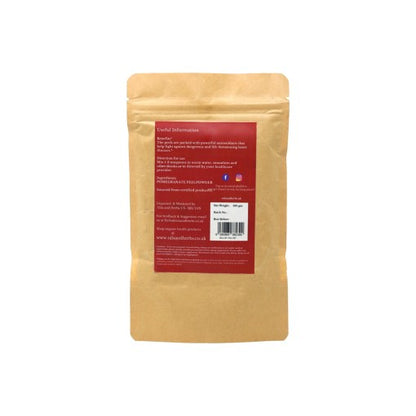 Organic Pomegranate Peel Powder - Punica granatum - 100% Pure Clean and Natural