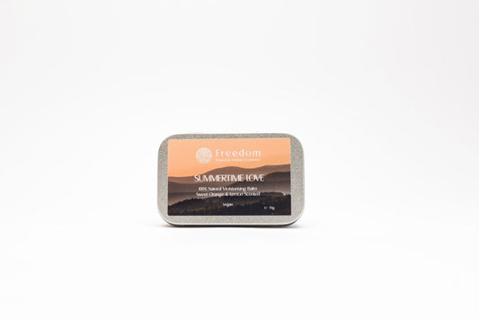 Summertime Love Vegan Natural Hand Moisturising Balm - Sweet Orange and Lemon Scented