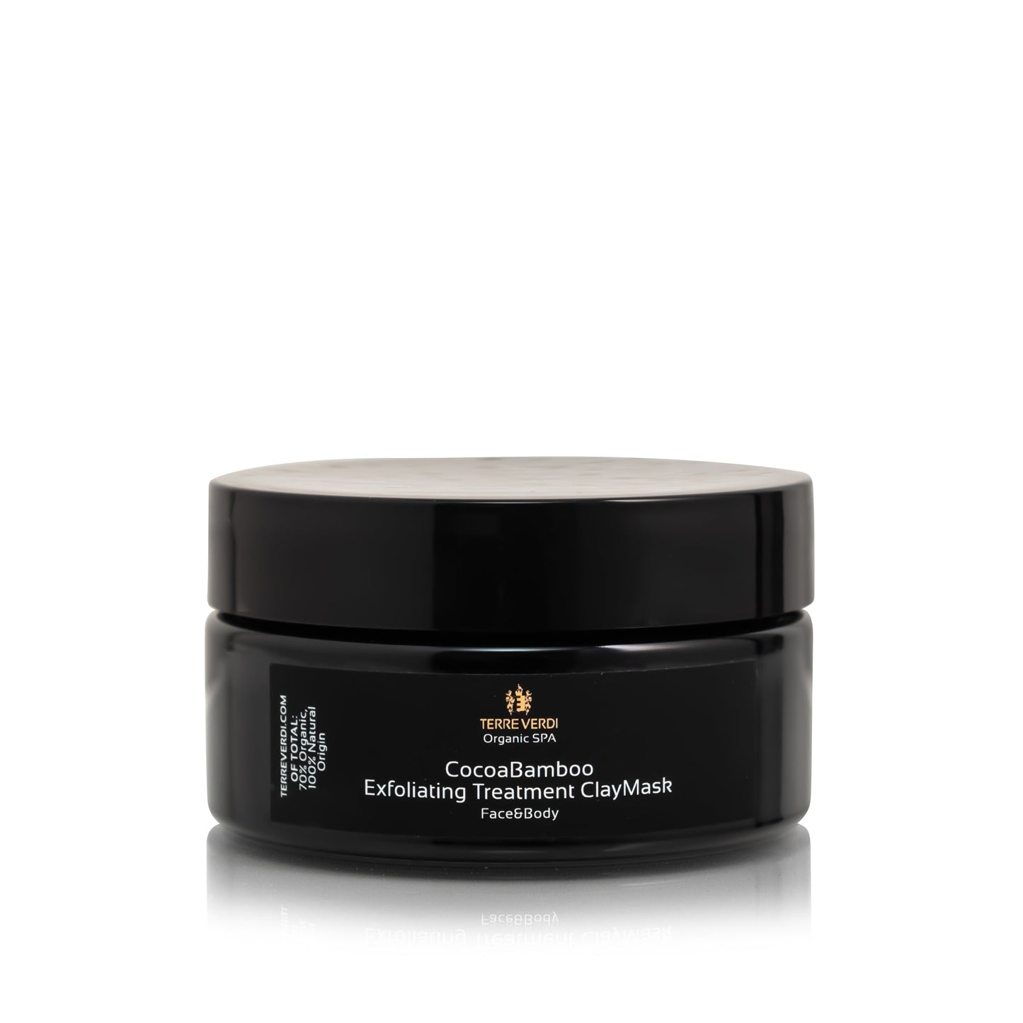 Cocoa Bamboo Exfoliating Treatment Clay Mask for Face and Body - Natural Scrub