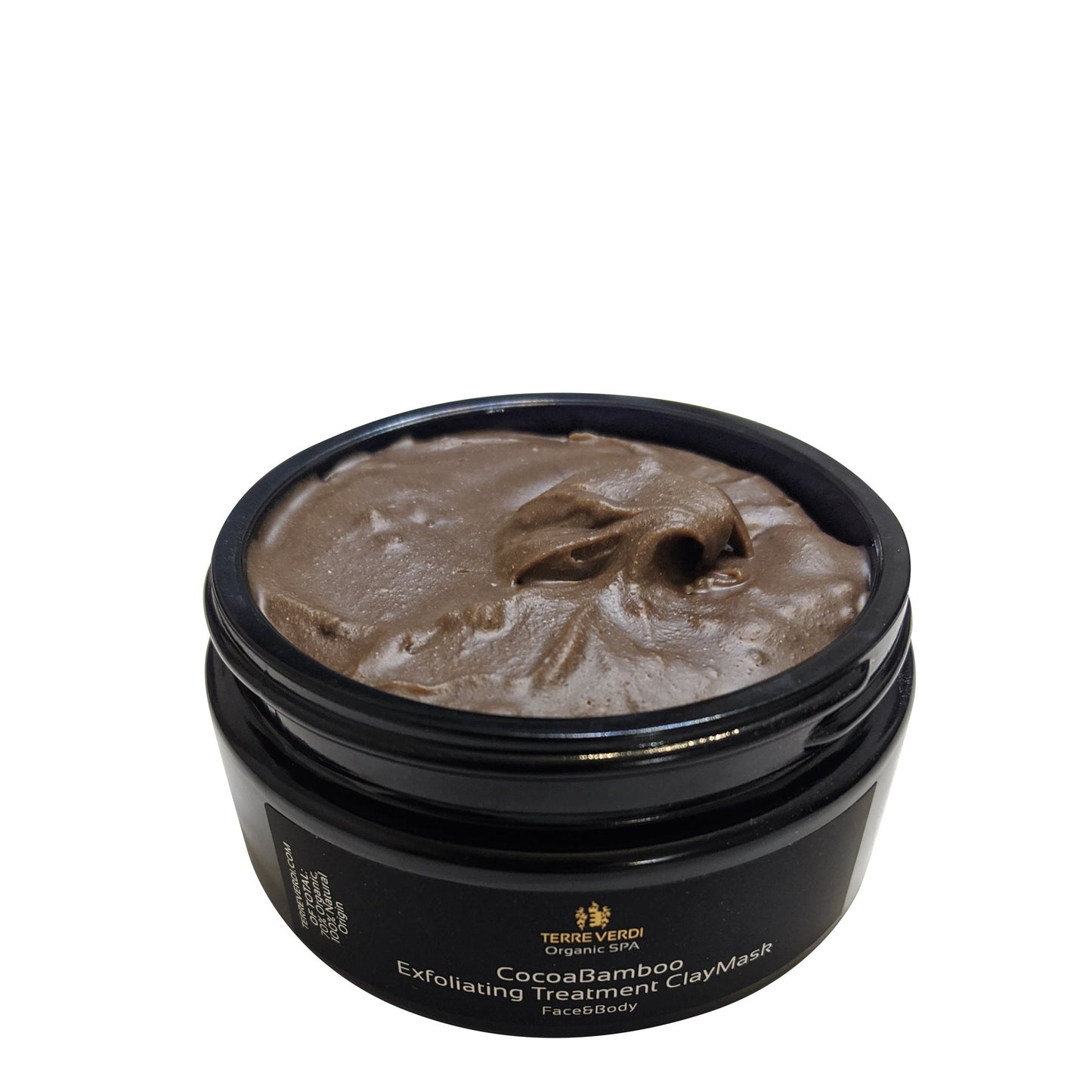 Cocoa Bamboo Exfoliating Treatment Clay Mask for Face and Body - Natural Scrub